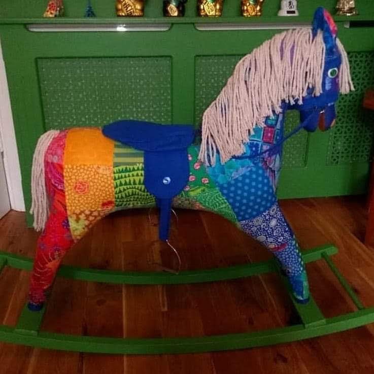 Fabric Rocking Horse Restoration – They Shout Hello